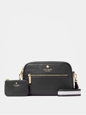 Kate Spade Emma Pebbled Leather Camera Crossbody Bag